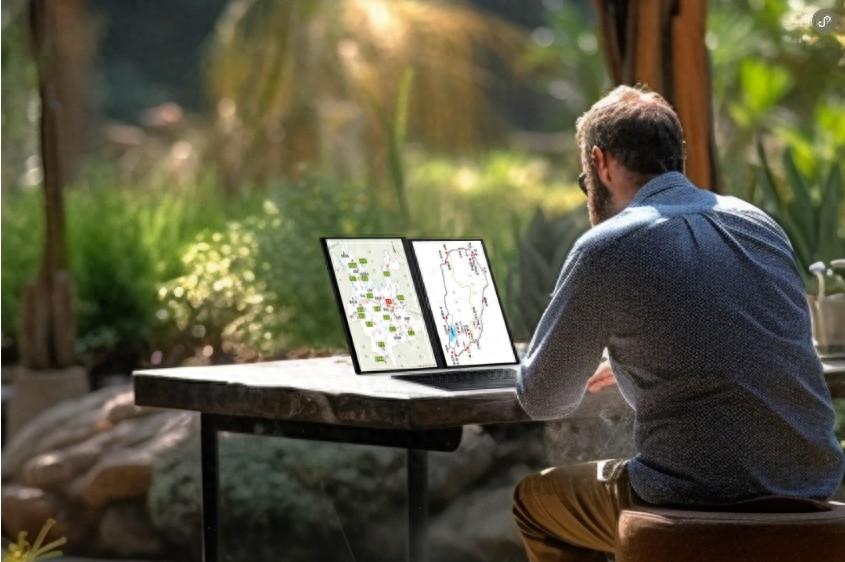 5.1帶上雙屏筆記本電腦出游是一種什么體驗