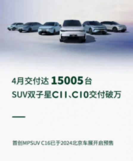 流量戰下的新勢力4月銷量,誰掉隊,誰狂奔?