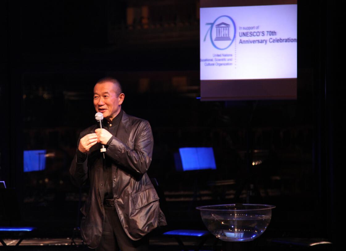 譚盾率寧波交響樂團上演“河流與大海”