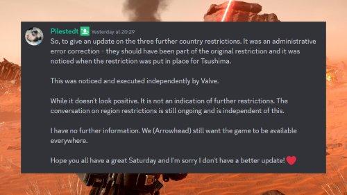 《潛兵2》CEO仍就游戲下架與索尼協商 但情況不樂觀