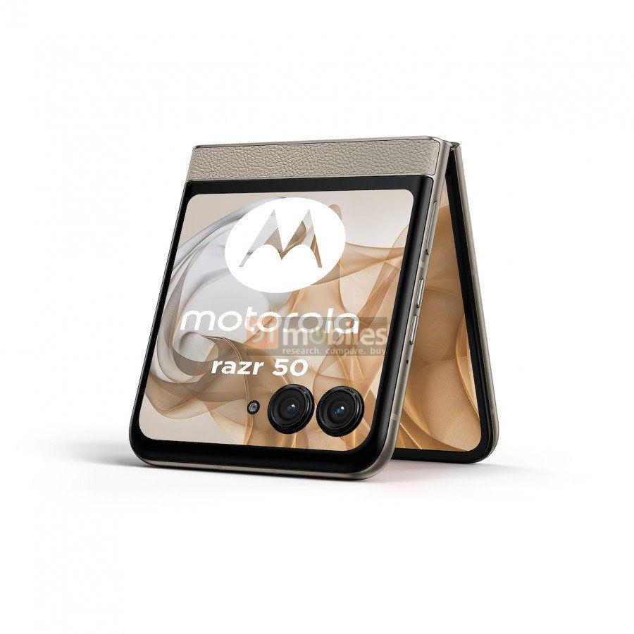 摩托羅拉刀鋒Razr 50/Ultra 5G手機渲染圖及規格曝光