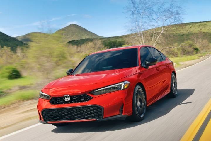 2025年款思域海外搶先發布,動力升級幅度不小