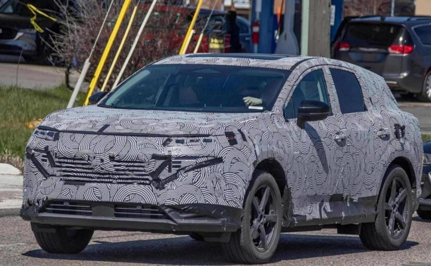 日產新一代樓蘭諜照曝光 采用全新家族式前臉設計