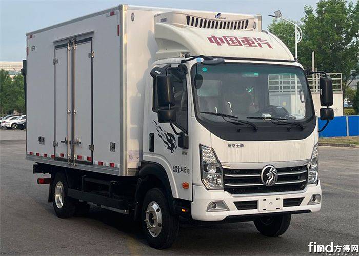 重汽王牌換電冷藏車
